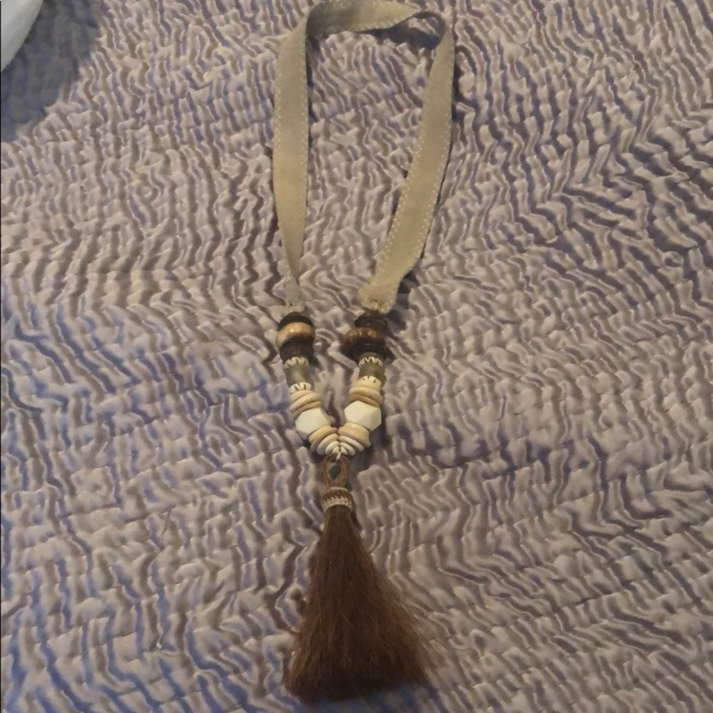 Twine & Twig Tassel Necklace